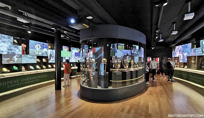 ajax gallery of fame at johan cruijff arena