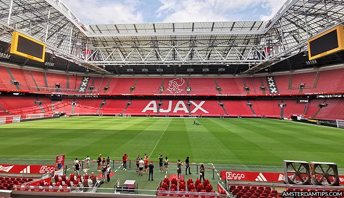 johan cruijff arean - ajax stadium tour