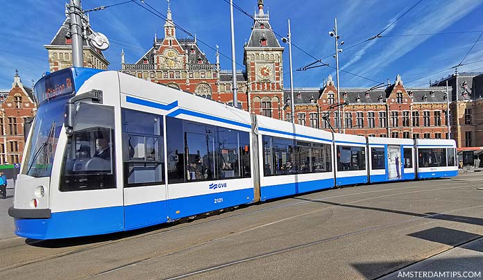 amsterdam gvb tram - siemens combino