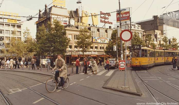 amsterdam tram leidseplein 1982