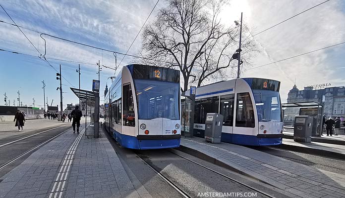 amsterdam tram central station b