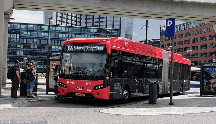 gvb bus 369 schiphol airport to amsterdam sloterdijk