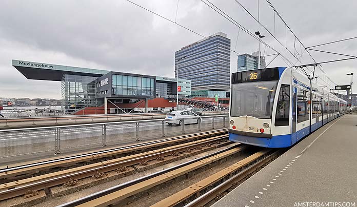 gvb tram 26 in Amsterdam