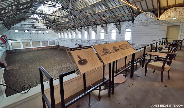 hollandsche manege amsterdam riding hall balcony