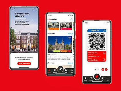 iamsterdam city card - digital cards