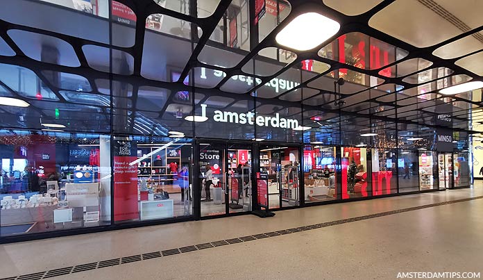 iamsterdam store amsterdam central station