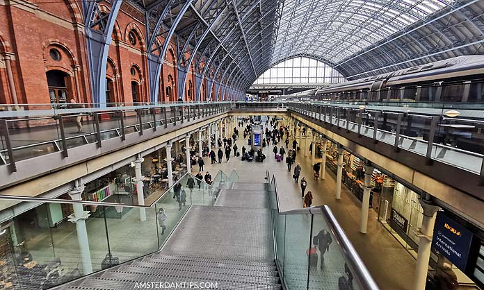 london st pancras station - the arcade