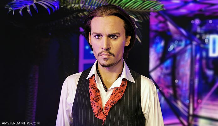 madame tussauds amsterdam - johnny depp