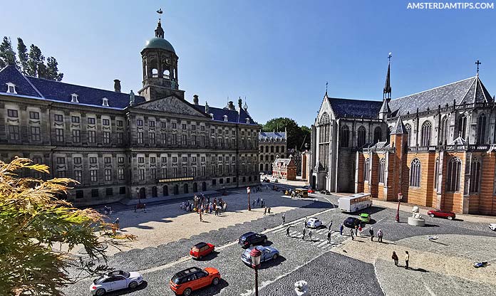 model of dam square amsterdam