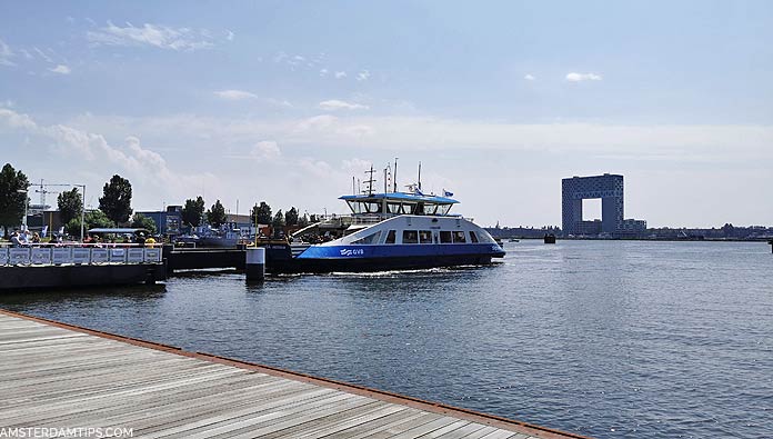 ndsm wharf amsterdam gvb ferry