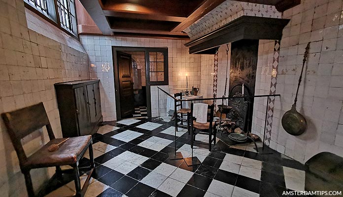 op solder museum amsterdam - 17th century kitchen