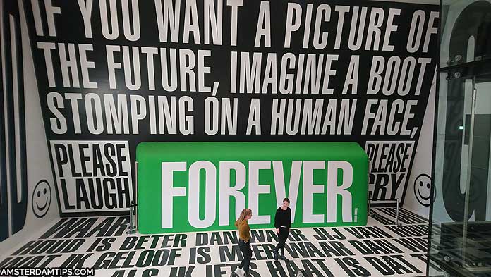 stedelijk museum amsterdam installation barbara kruger