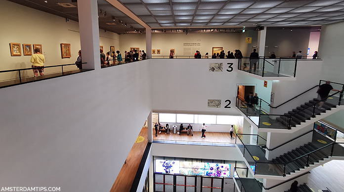 van gogh museum rietveld building levels